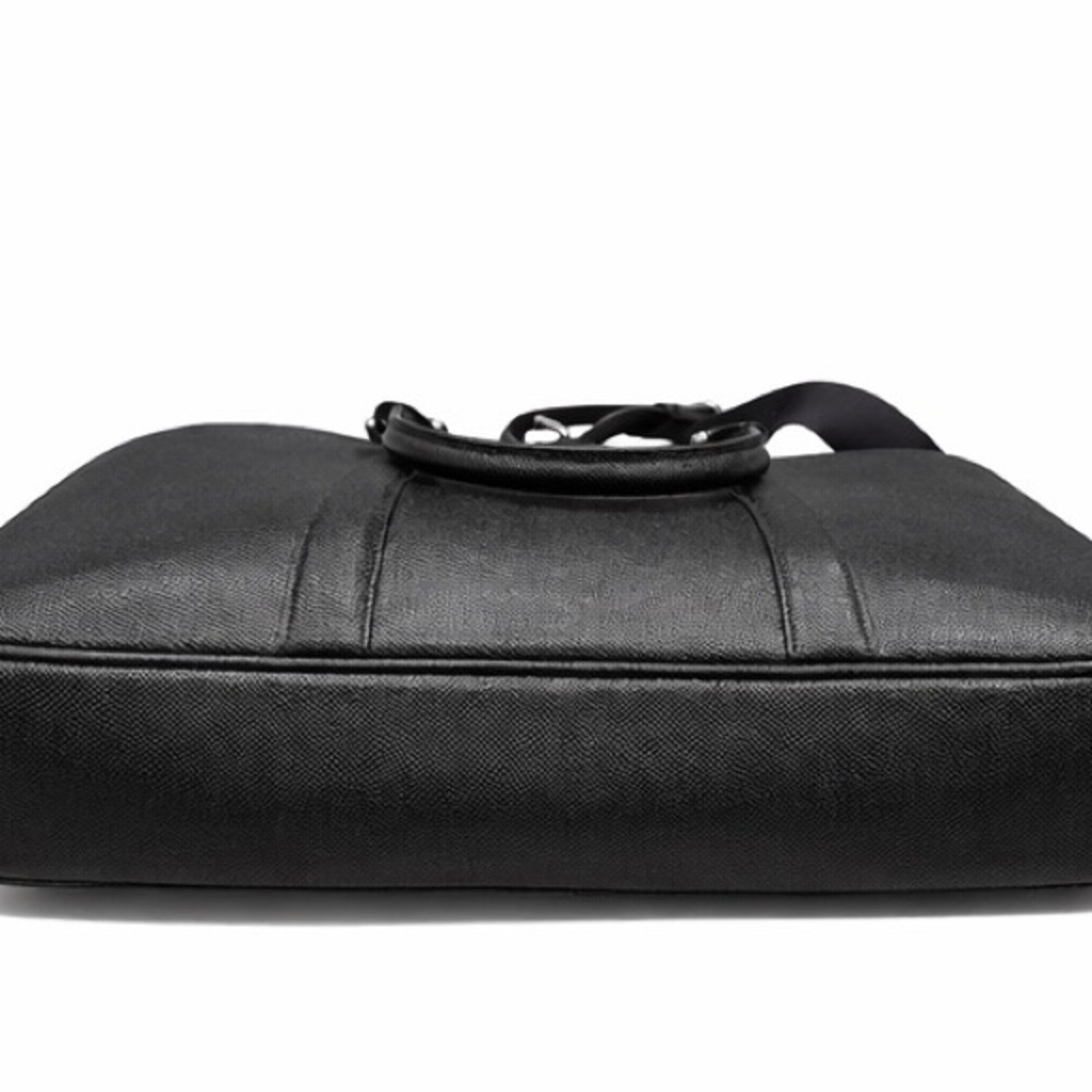 Coach Black Leather Laptop Bag - Picture 3 of 5